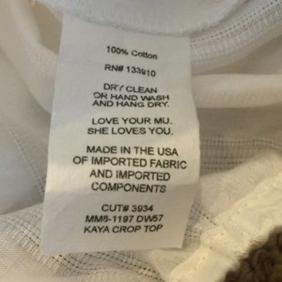 Show Me Your Mumu Kaya Crop Top XS - Picture 7 of 7